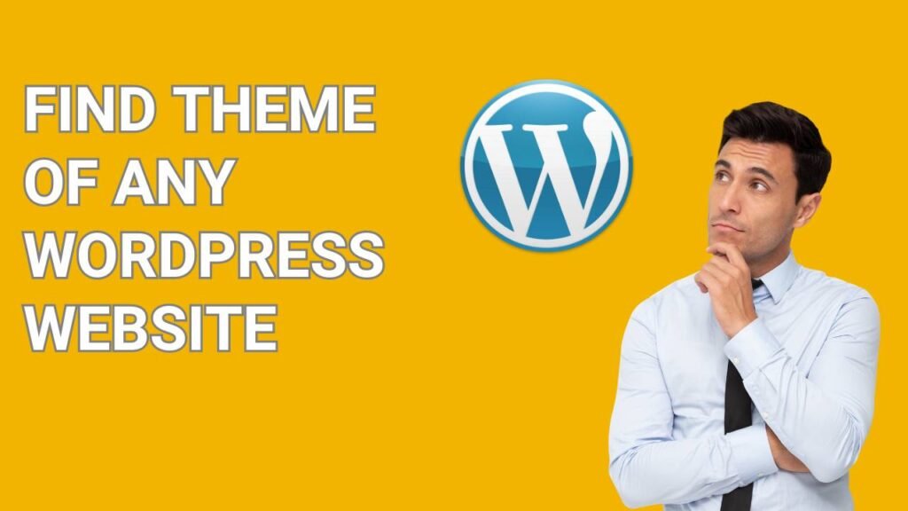 find theme of Any Wordpress Website